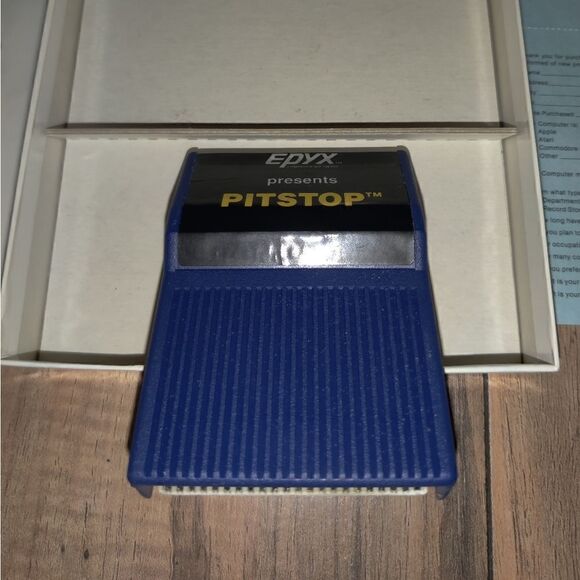Pit Stop Epyx Computer Game For Commodore 64 In Original Box - Picture 8 of 9